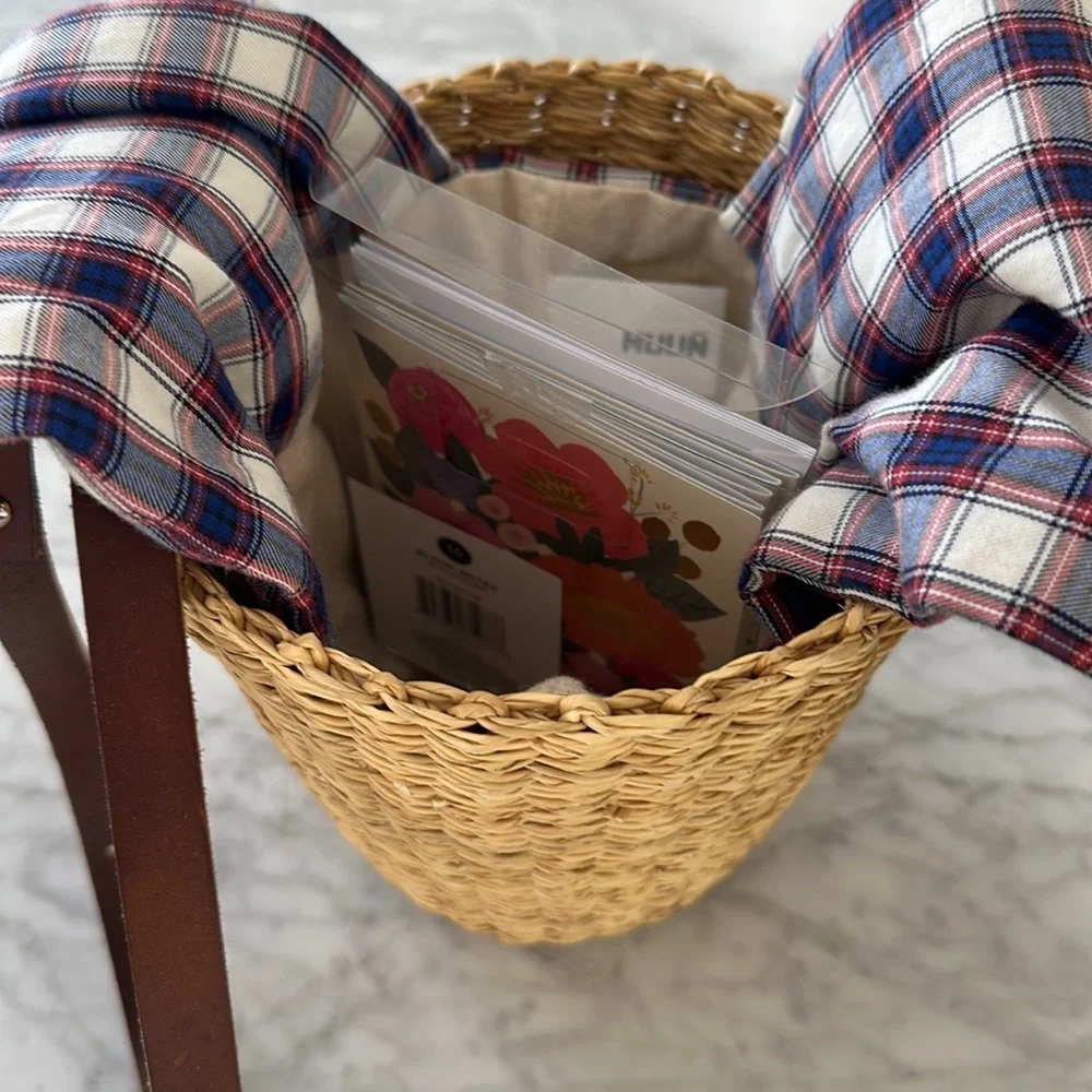 Muun Straw basket bag - Picture 3 of 9